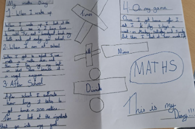 A sheet of paper filled with information all about Mathematics for World Maths Day.