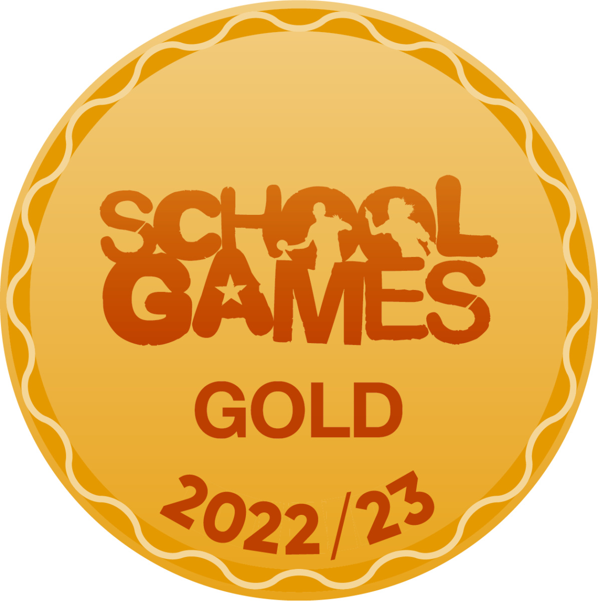 School Games Gold Award 2022/23 logo